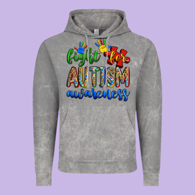 Fight For Autism Awareness Vintage Hoodie Designed By Zillion Design Studio