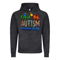 Vintage Black fight for autism awareness Vintage Hoodie - Zillion Design Studio
