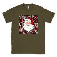Army Green santa christmas coaster Classic Tee - JahusDesignShop