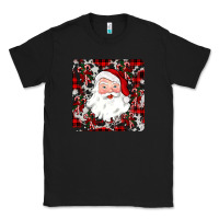 Black santa christmas coaster Classic Tee - JahusDesignShop