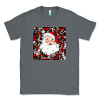 Charcoal Heather santa christmas coaster Classic Tee - JahusDesignShop