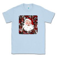 Dusty Blue santa christmas coaster Classic Tee - JahusDesignShop