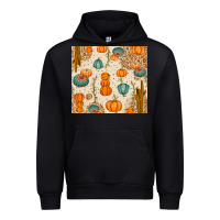 Black Fall Pumpkins Urban Hoodie - texasbilliewilder
