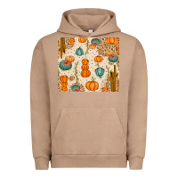 Pigment Burro Fall Pumpkins Urban Hoodie - texasbilliewilder