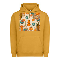 Pigment Peanut Butter Fall Pumpkins Urban Hoodie - texasbilliewilder