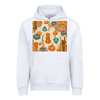 White Fall Pumpkins Urban Hoodie - texasbilliewilder