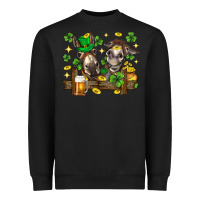 Black St. Patrick's Day donkey Heavyweight Sweatshirt - Neo Western