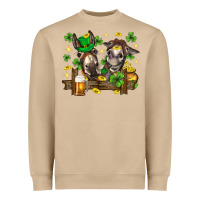 Mushroom St. Patrick's Day donkey Heavyweight Sweatshirt - Neo Western