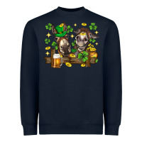 Navy St. Patrick's Day donkey Heavyweight Sweatshirt - Neo Western