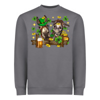 Storm St. Patrick's Day donkey Heavyweight Sweatshirt - Neo Western