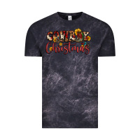 Cloud Black cowboy christmas Vintage Tee - FaDigitalArtStudio