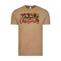 Vintage Coffee cowboy christmas Vintage Tee - FaDigitalArtStudio
