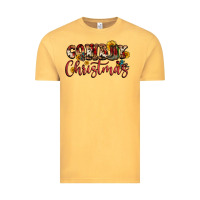 Vintage Mustard cowboy christmas Vintage Tee - FaDigitalArtStudio