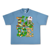 Pebble Blue st.patricks nurse love gnomies Urban Heavy Tee - BarkalooDesign