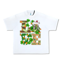White st.patricks nurse love gnomies Urban Heavy Tee - BarkalooDesign