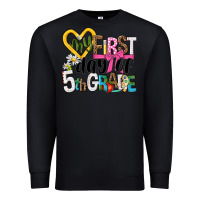 Black my first day of 5th grade Premium Sweatshirt - NancyCooperArtShop