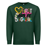 Sports Green my first day of 5th grade Premium Sweatshirt - NancyCooperArtShop