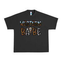 Pigment Black western babe Urban Heavy Tee - CowhideDigitalArt