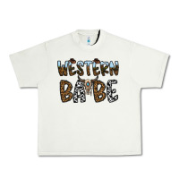 Pistachio western babe Urban Heavy Tee - CowhideDigitalArt