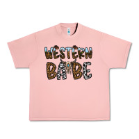 Salmon western babe Urban Heavy Tee - CowhideDigitalArt