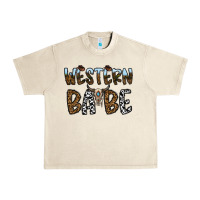 Sandshell western babe Urban Heavy Tee - CowhideDigitalArt