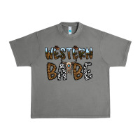 Tornado western babe Urban Heavy Tee - CowhideDigitalArt