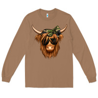 Toasted Coconut camouflage long haired cow Long Sleeve Tee - Jasminsmagicworld