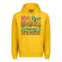 Lemon 100 days of sparkle learning and loughs Premium Hoodie - Artiststas