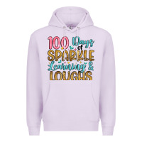 100 Days Of Sparkle Learning And Loughs Premium Hoodie | Teevron