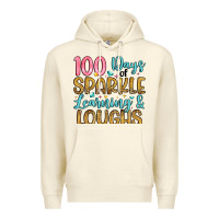 Sandshell 100 days of sparkle learning and loughs Premium Hoodie - Artiststas
