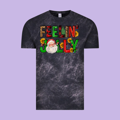 Feelin' Jolly Vintage Tee Designed By Fadigitalartstudio