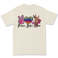 Bone peace love hair Premium Tee - BarkalooDesign