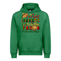 Emerald I'm just here for the tacos #cincodemayo Urban Hoodie - NancyCooperArtShop