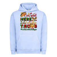 Pigment Grape Ice I'm just here for the tacos #cincodemayo Urban Hoodie - NancyCooperArtShop