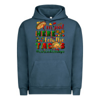 Pigment Midnight Navy I'm just here for the tacos #cincodemayo Urban Hoodie - NancyCooperArtShop