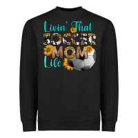 Black livin' that soccer mom life Heavyweight Sweatshirt - HRA Design Shop