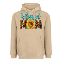 Mushroom blessed mom with sunflower Heavyweight Hoodie - NancyCooperArtShop