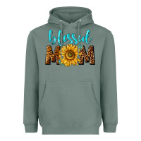 Sage blessed mom with sunflower Heavyweight Hoodie - NancyCooperArtShop