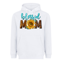 White blessed mom with sunflower Heavyweight Hoodie - NancyCooperArtShop