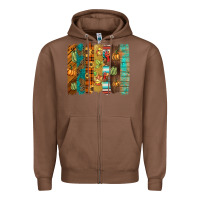Chestnut thanksgiving brushstroke Zipper Hoodie - BarkalooDesign