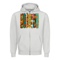 Thanksgiving Brushstroke Zipper Hoodie | Teevron