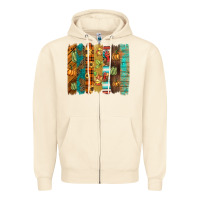 Sandshell thanksgiving brushstroke Zipper Hoodie - BarkalooDesign