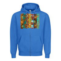 True Royal thanksgiving brushstroke Zipper Hoodie - BarkalooDesign