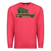 Cardinal christmas vacation car Premium Sweatshirt - MaliasSmallBusiness