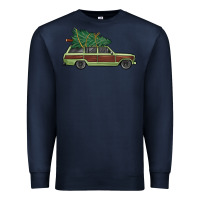 Navy christmas vacation car Premium Sweatshirt - MaliasSmallBusiness