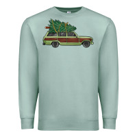 Seafoam christmas vacation car Premium Sweatshirt - MaliasSmallBusiness