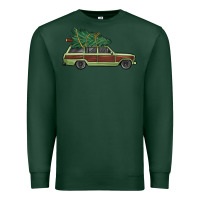 Sports Green christmas vacation car Premium Sweatshirt - MaliasSmallBusiness