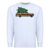 White christmas vacation car Premium Sweatshirt - MaliasSmallBusiness