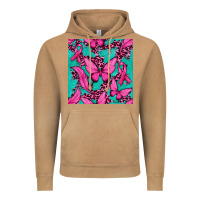Vintage Camel Pink Butterfly with Ribbon Cancer Vintage Hoodie - texasbilliewilder