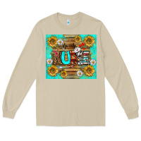 Mushroom sunflower and daisy nurse tumbler Long Sleeve Tee - BundleAndBundleShop